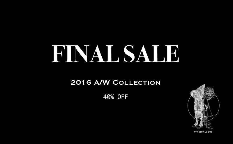 [PURPUREUM by ALUBUS] 16AW COLLECTION FINAL SALE
