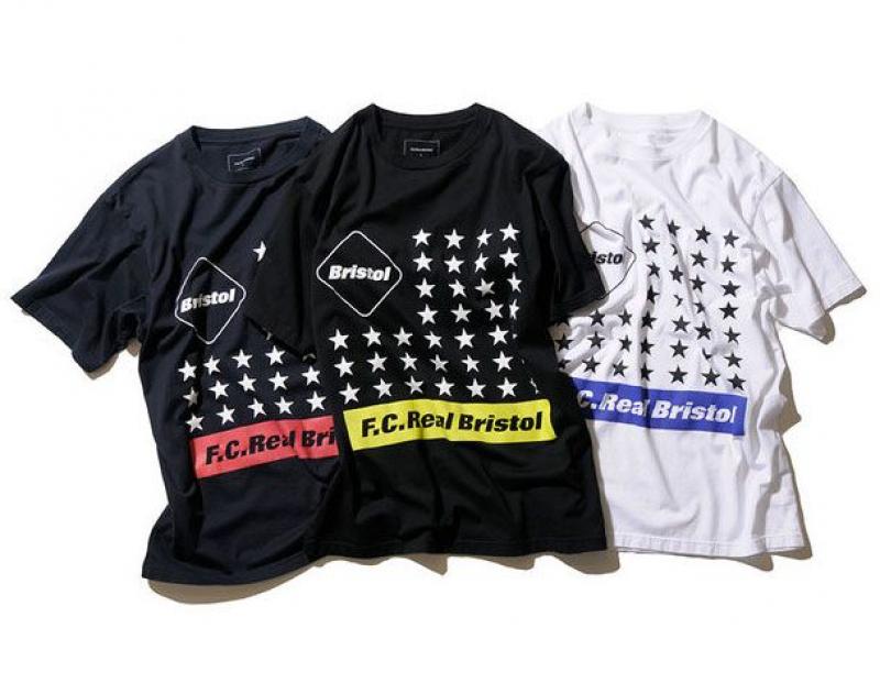 F.C.Real Bristol  2017SS SPOT ITEM  F.C.R.B. 37 STAR TEE 