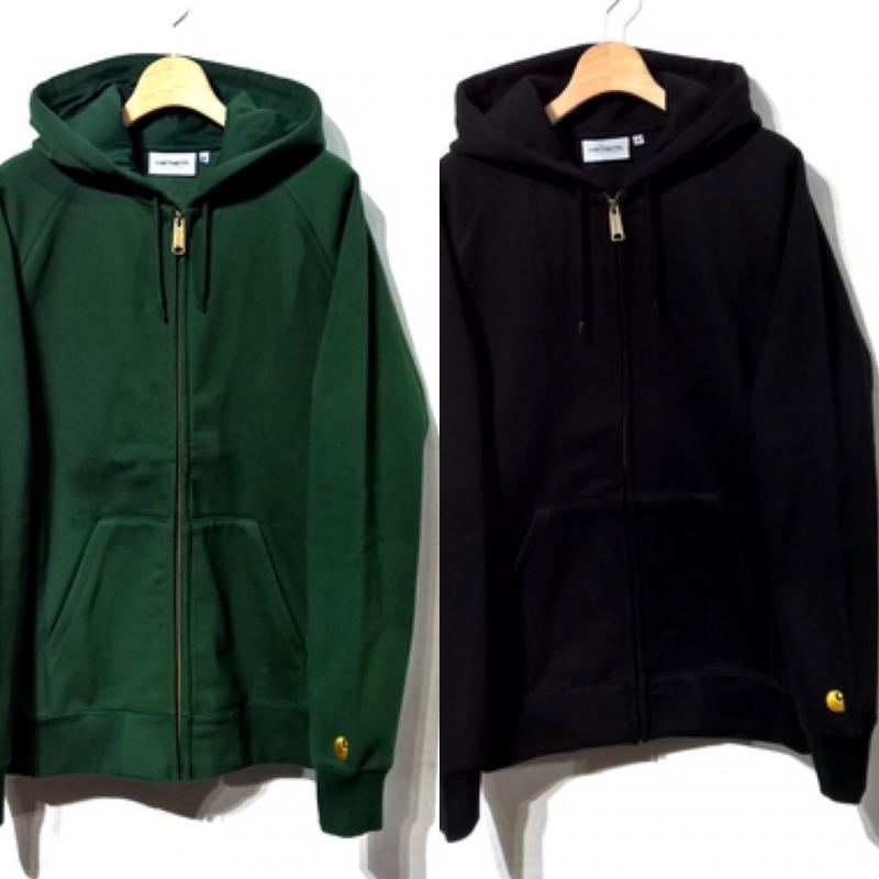 Carhartt WIP/ϡWIP | Hooded CHASE JacketColor:Fir/GoldBlack/Gold