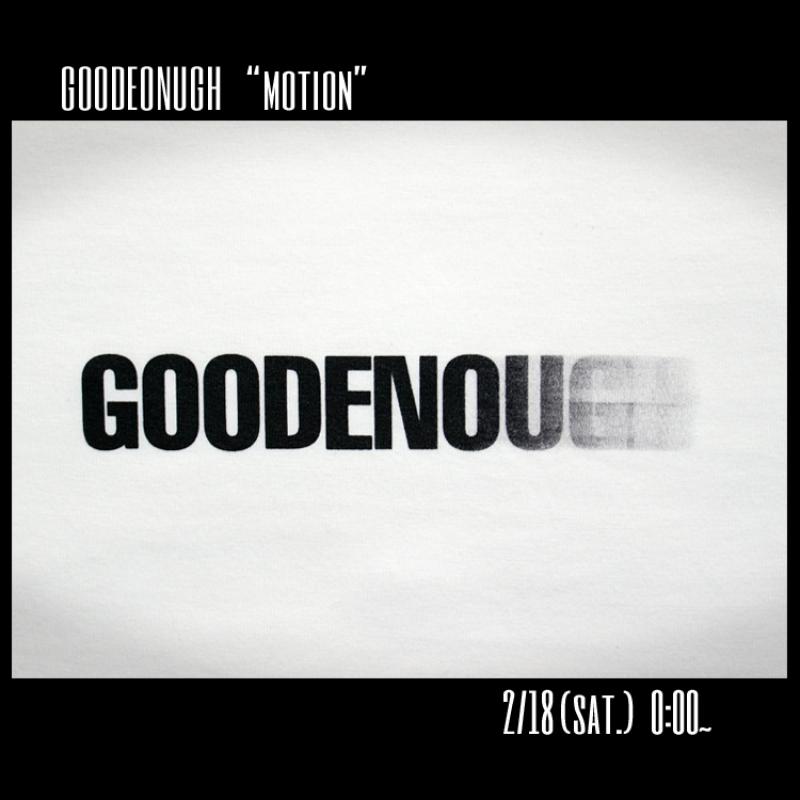 GOODENOUGH| 2017S/S2ndǥХ꡼ȯ!