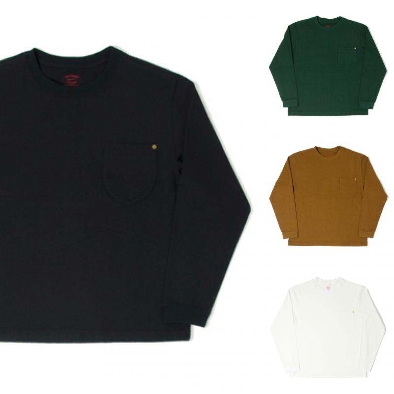 Anachronorm/ʥΡ | HEAVY WEIGHT Pocket L/S T-ShirtColor:BlackGreenH.BrownWhite