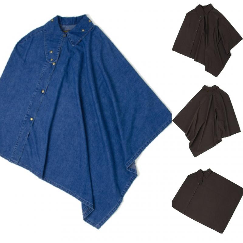 Anachronorm/ʥΡ | INDIGO TYPEWRITER & WASHED DENIM SmockColor:Brown