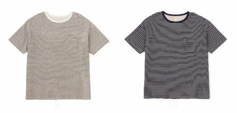 SANDINISTA꿷Easy Fit Pile Border Pocket Tee