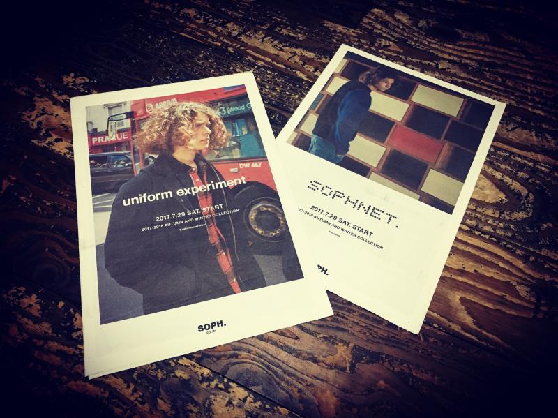 SOPHNET. & UE 2017 A/W COLLECTION. 7.29(Sat) START!!