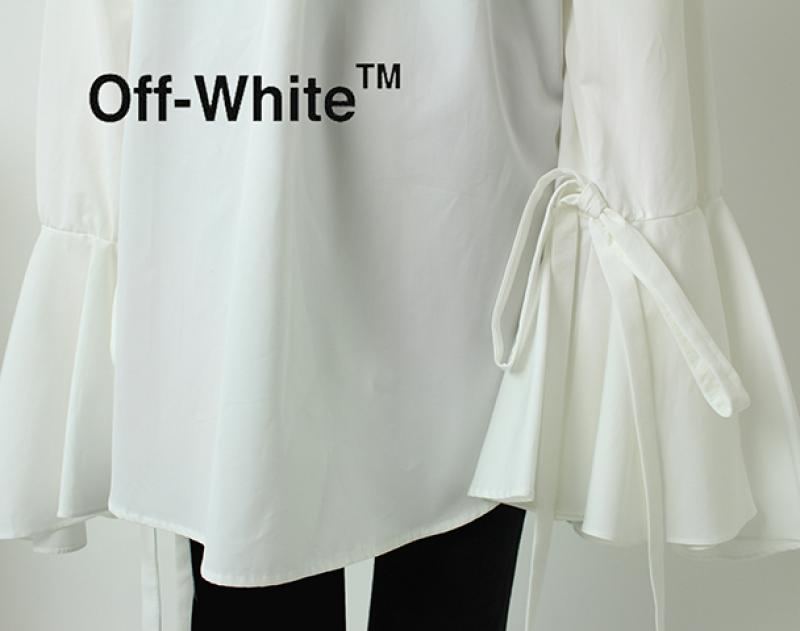 OFF-WHITE / BOW SLEEVE SHIRT 