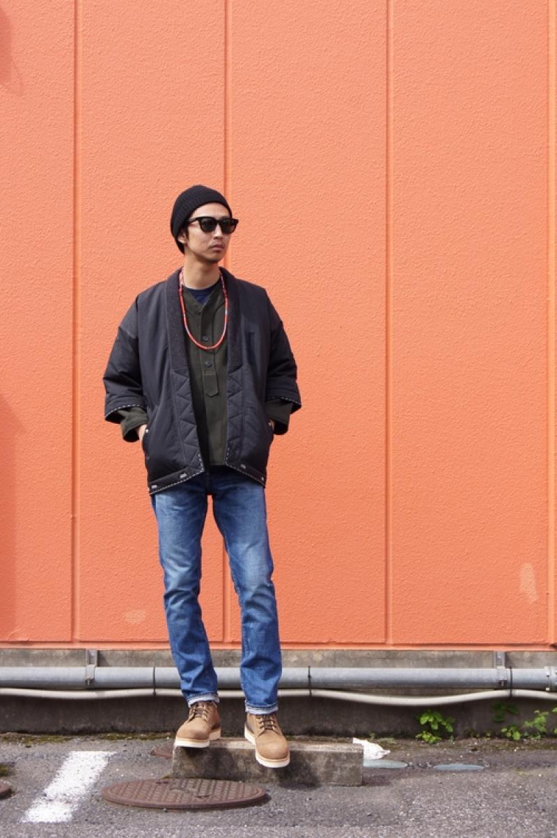 visvim - SANJURO KIMONO DOWN JKT.