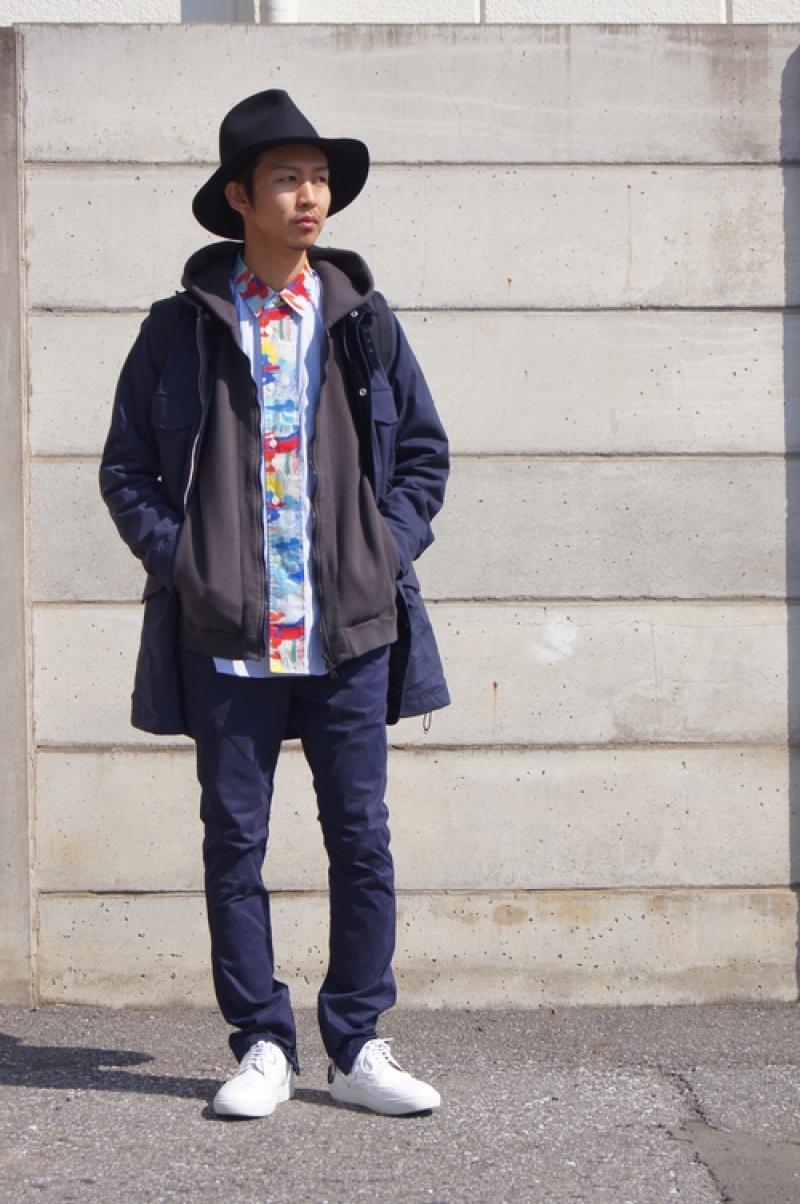 nonnative & CdG SHIRT Layered Look.