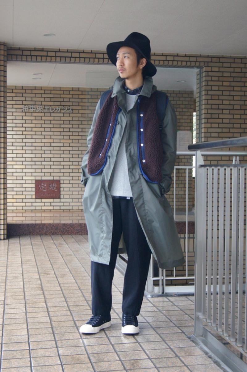 kolor / BEACON - Longcoat Layered Look.