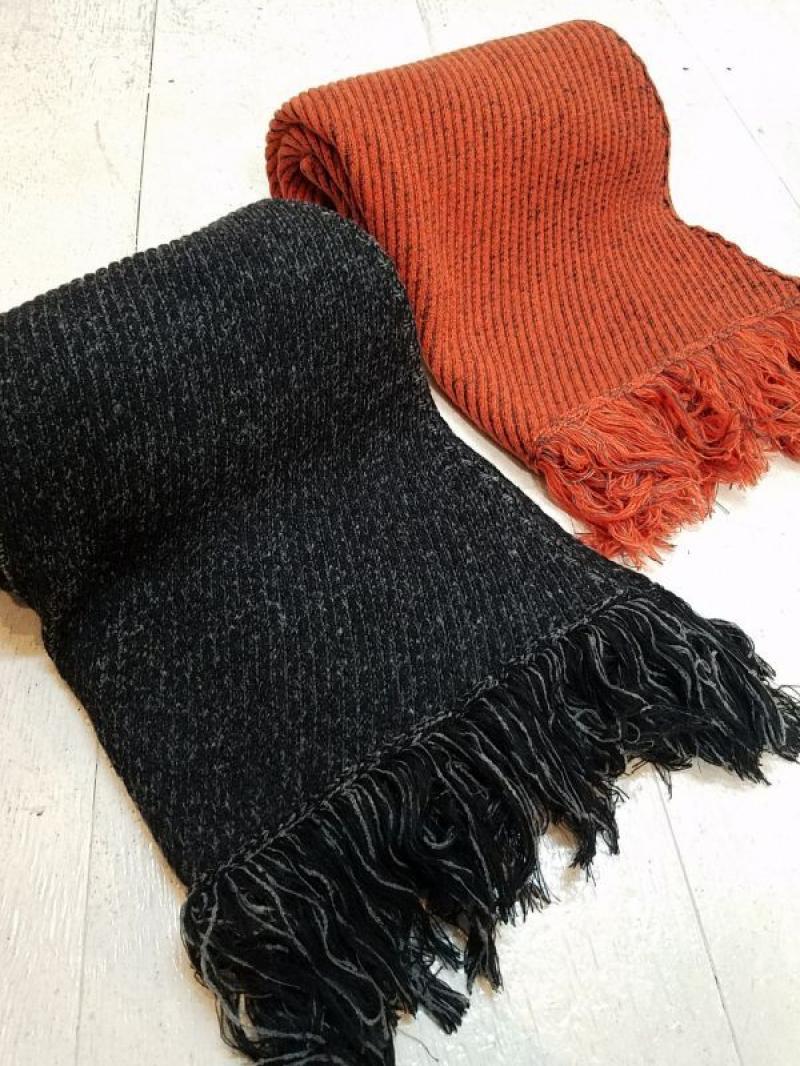 WYATT (磻å) CULSENA 8G BIAS WIDE RIB SHAWL WY-8007! 