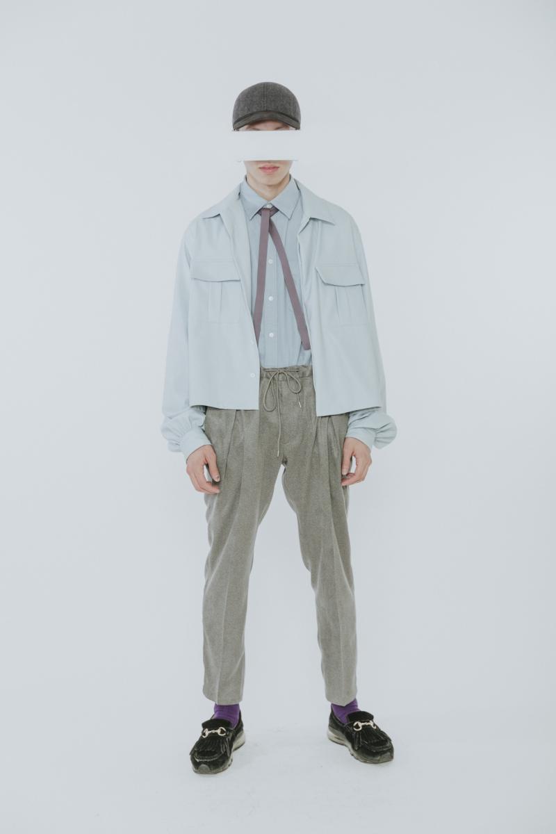 NuGgETS(ʥå) OPEN-NECKED SHIRT NUG008B7 (ICE GRAY)!