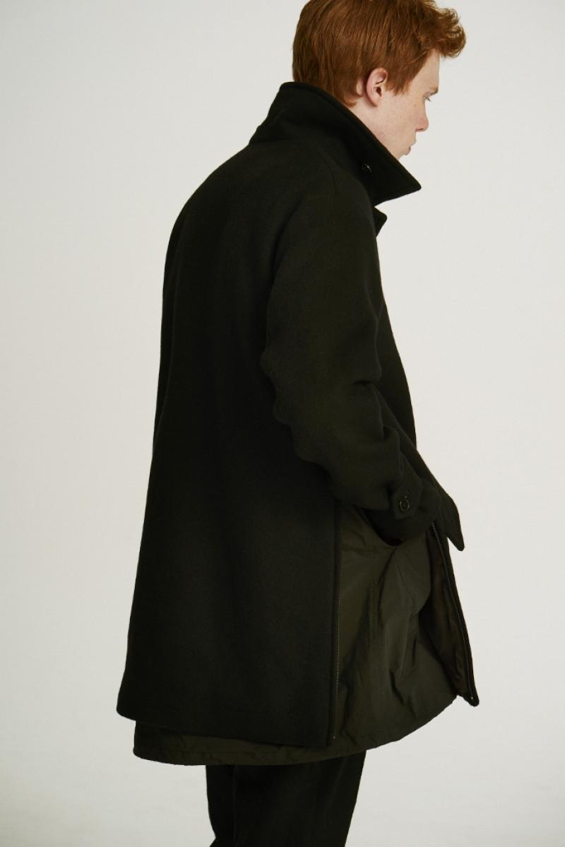 WHITE LINE  WL Tasmaniawool Layered Coat