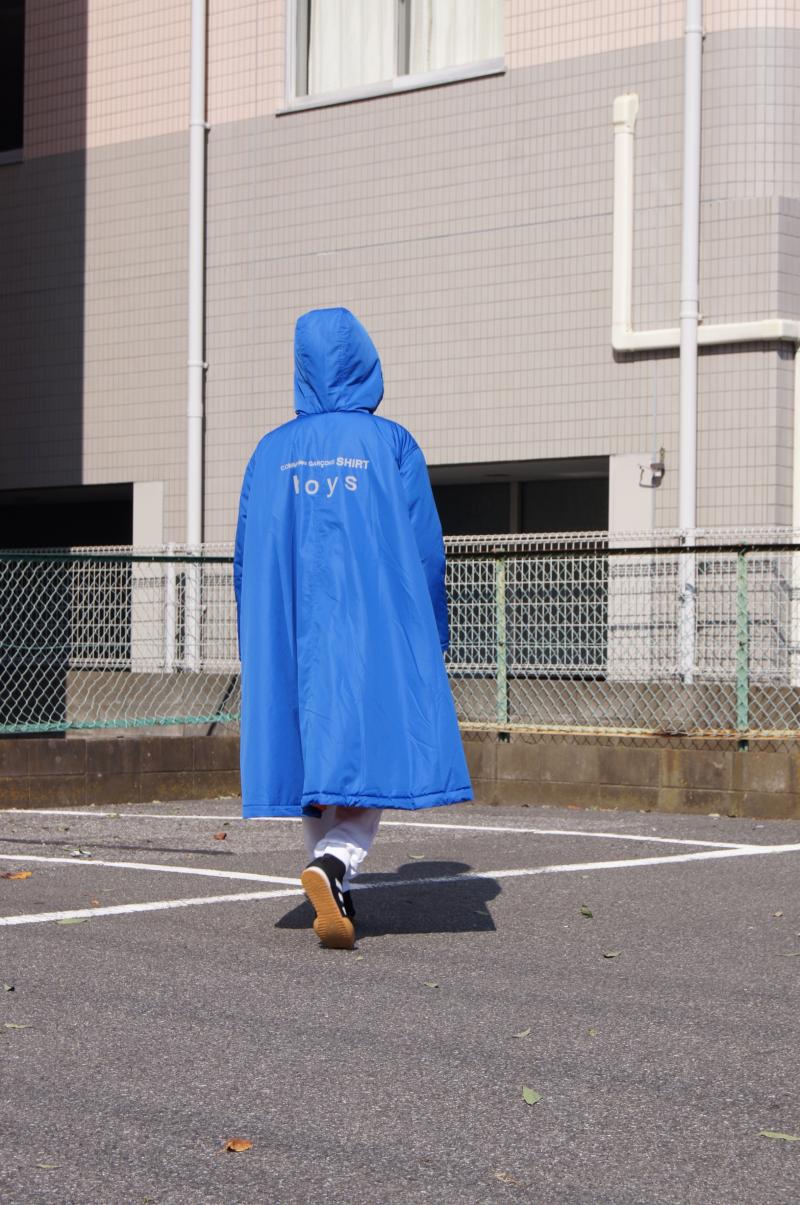 CdG SHIRT boys - POLYESTER CLOTH  RAYON LINING COAT.