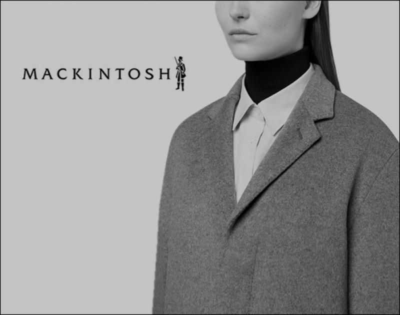 MACKINTOSH / ƥ"FLY FRONT TAILORED COLLAR COAT"