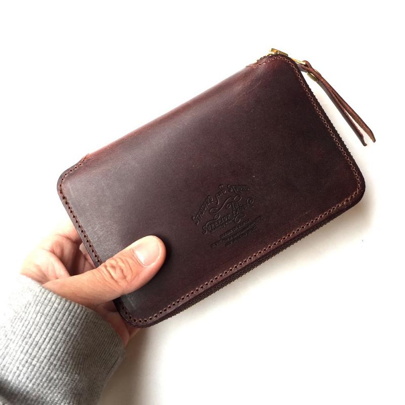 å쥶Υߥɥ른åץåȡThe Superior Labor/ ڥꥪ 쥤СWAX LEATHER Zip Middle Wallet٤ޤ