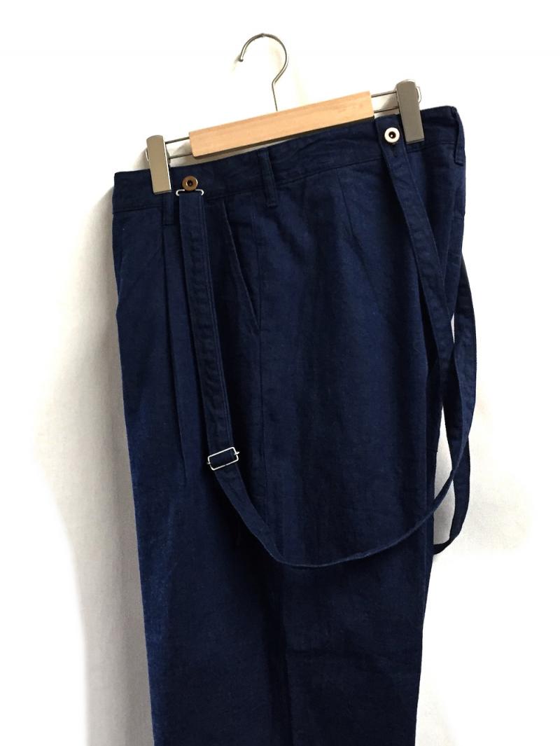 磻ɥ륨åȤΥڥǥ˥ѥġH.Unit Store Label/H.˥åȥȥ졼٥롡DENIM Tuck Wide Trousers٤ޤ