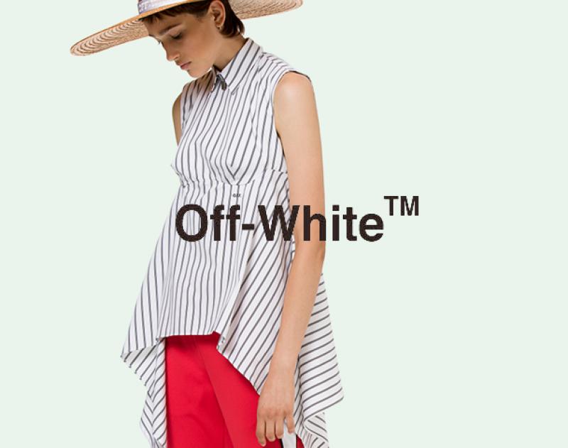 Off-White / ƥ "STRIPE LINE SHIRT WHITE" and more
