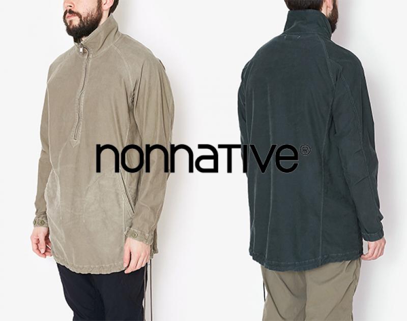 nonnative / ƥ "HANDYMAN PULLOVER C/P STRETCH MOLESKIN VW OVERDYED"