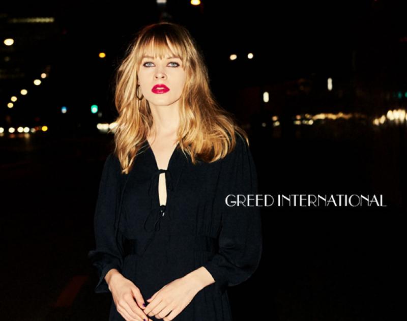 GREED INTERNATIONAL / ƥ"GLOSS SATIN Long Sleeve Dress"and more