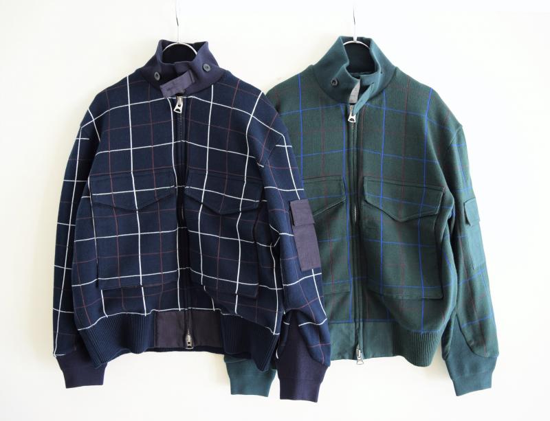 sacai manWindowpane Jacket