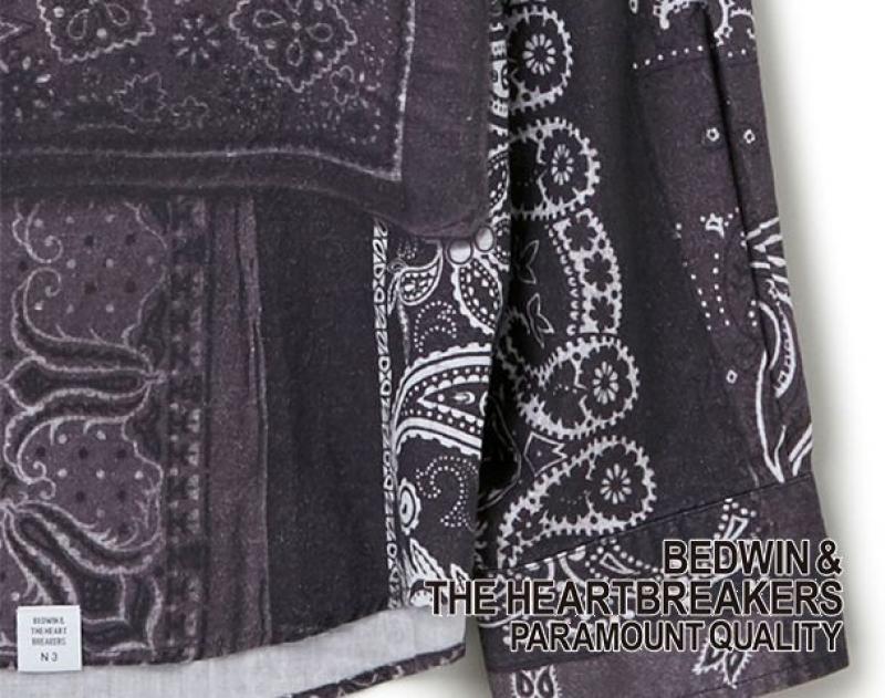 BEDWIN &THE HEARTBREAKERS / ƥ "L/S ORG BANDANA SHIRT FD "MONK""
