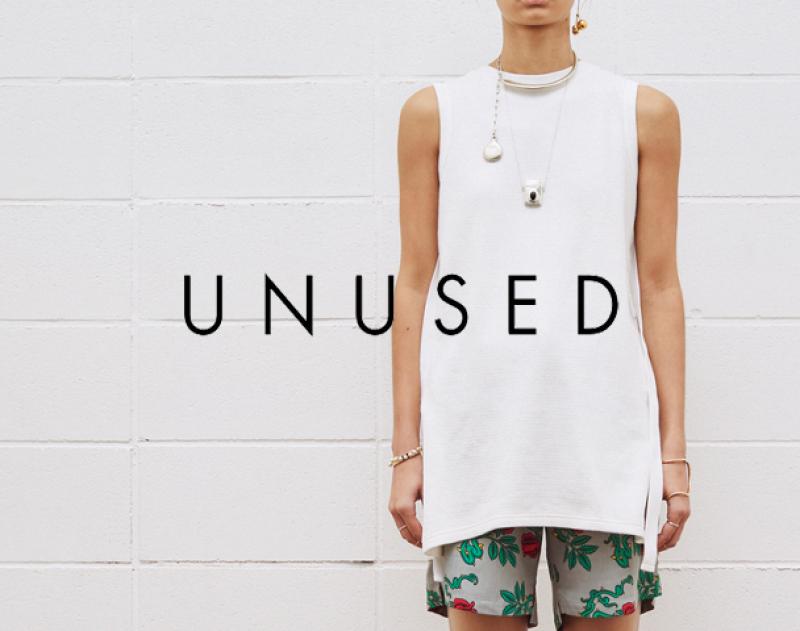UNUSED  / ƥ "Honeycomb mesh sleeveless T-shirts" and more