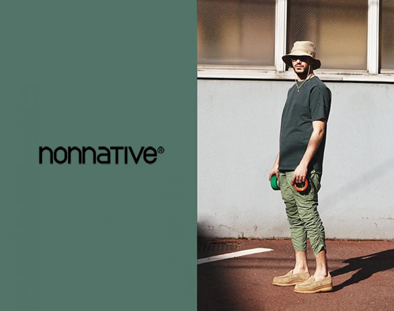 nonnative / ƥ "CLERK S/S TEE COTTON JERSEY BORDER"andmore