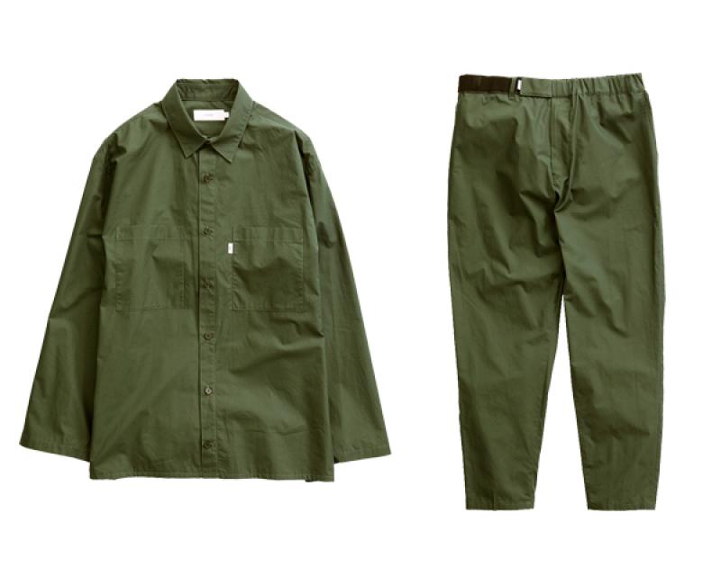 ڥեڡѡ Stretch Typewriter Khaki Shirt&Pant