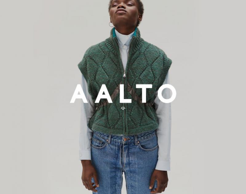 AALTO  / ƥ "OVERSIZE KNITTED PULLOVER WITH ADJUSTABLE WAIST"