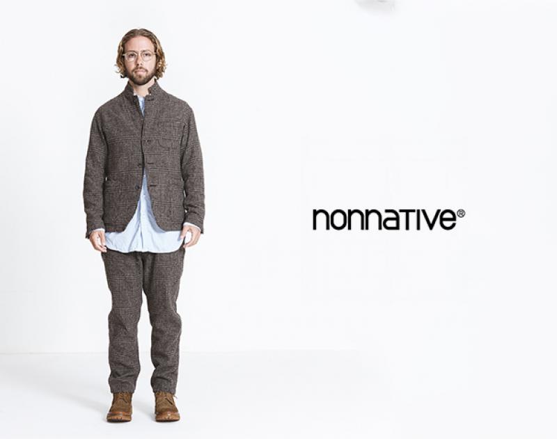 nonnative / ƥ "MANAGER EASY PANTS RELAX FIT WOOL GLEN PLAID"andmore