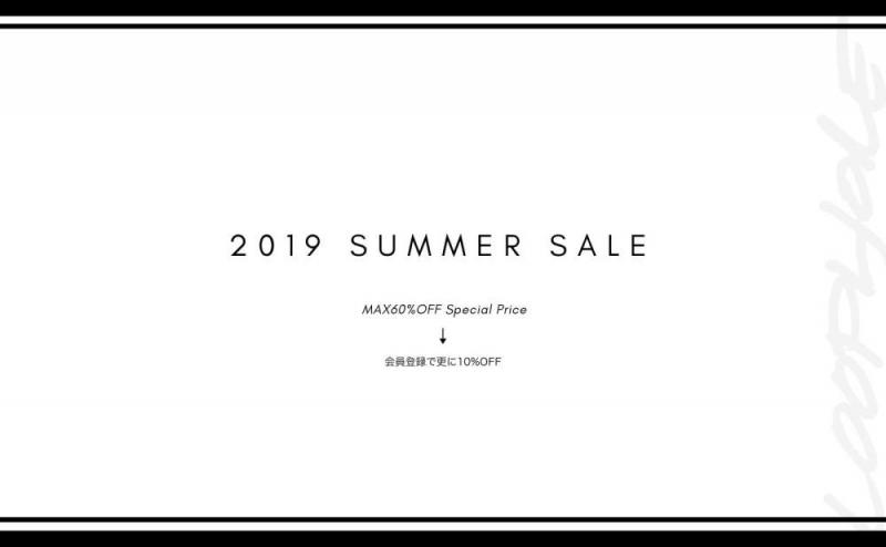 2019 SUMMER SALE ꥹȤƤޤ!