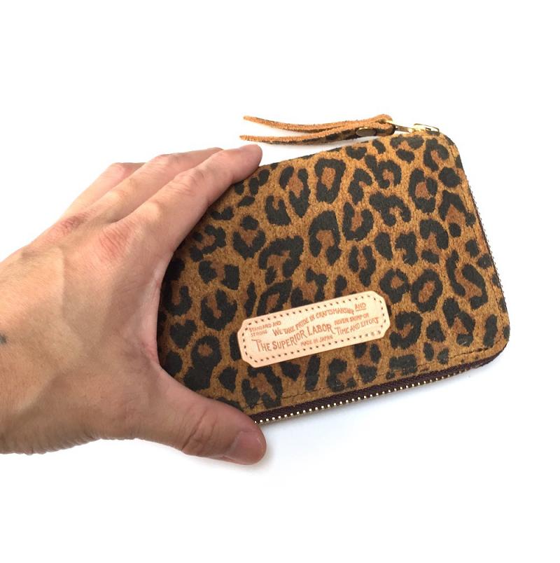 ҥ祦Υåץߥɥ륦åȡThe Superior Labor/ ڥꥪ 쥤СLeopard Print Zip Middle Wallet Ǥ