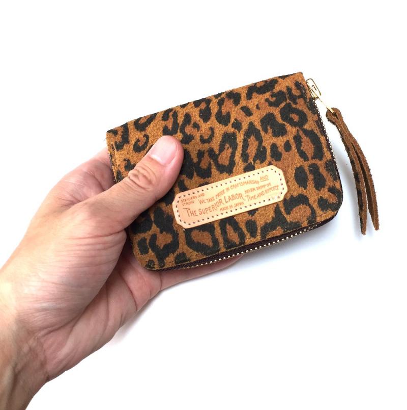 ҥ祦Υߥ˥åȡThe Superior Labor/ ڥꥪ 쥤СLeopard Print Zip Small Wallet Ǥ