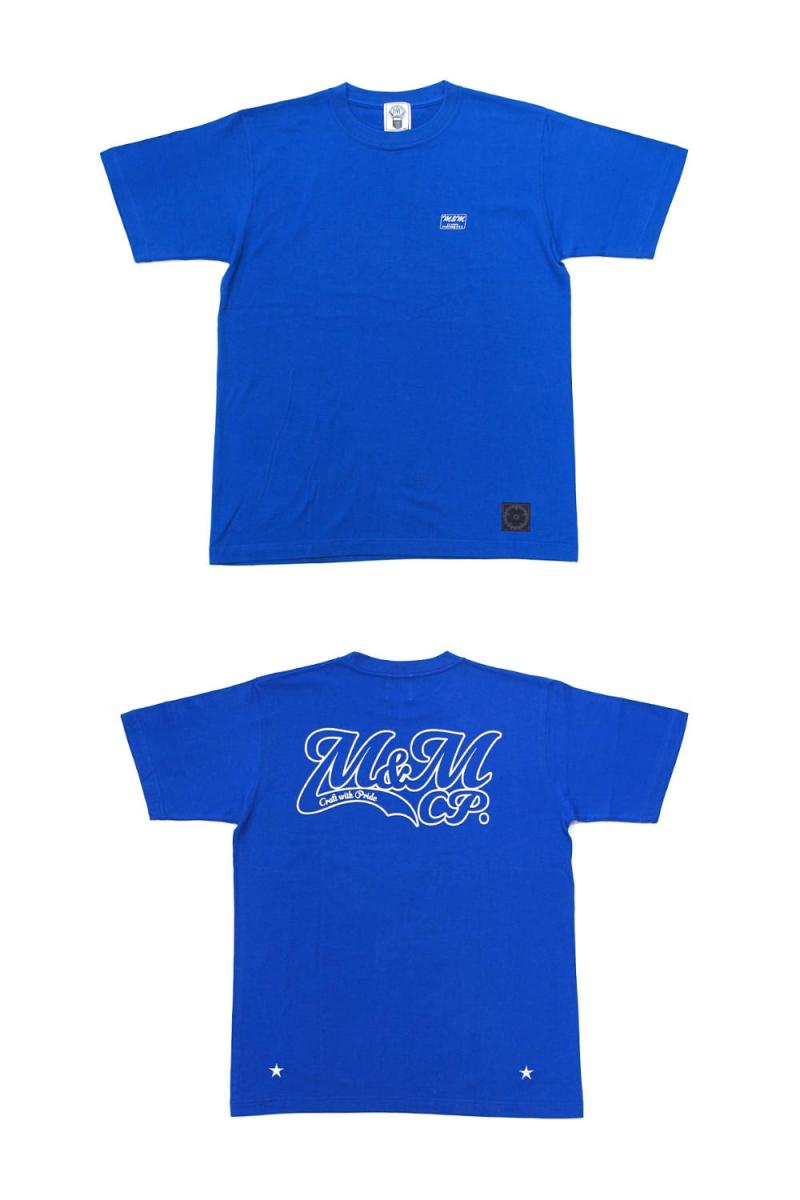 M&M / PRINT S/S TEE(R.BLUE) / L 1ΤߤѰղǽǤ!