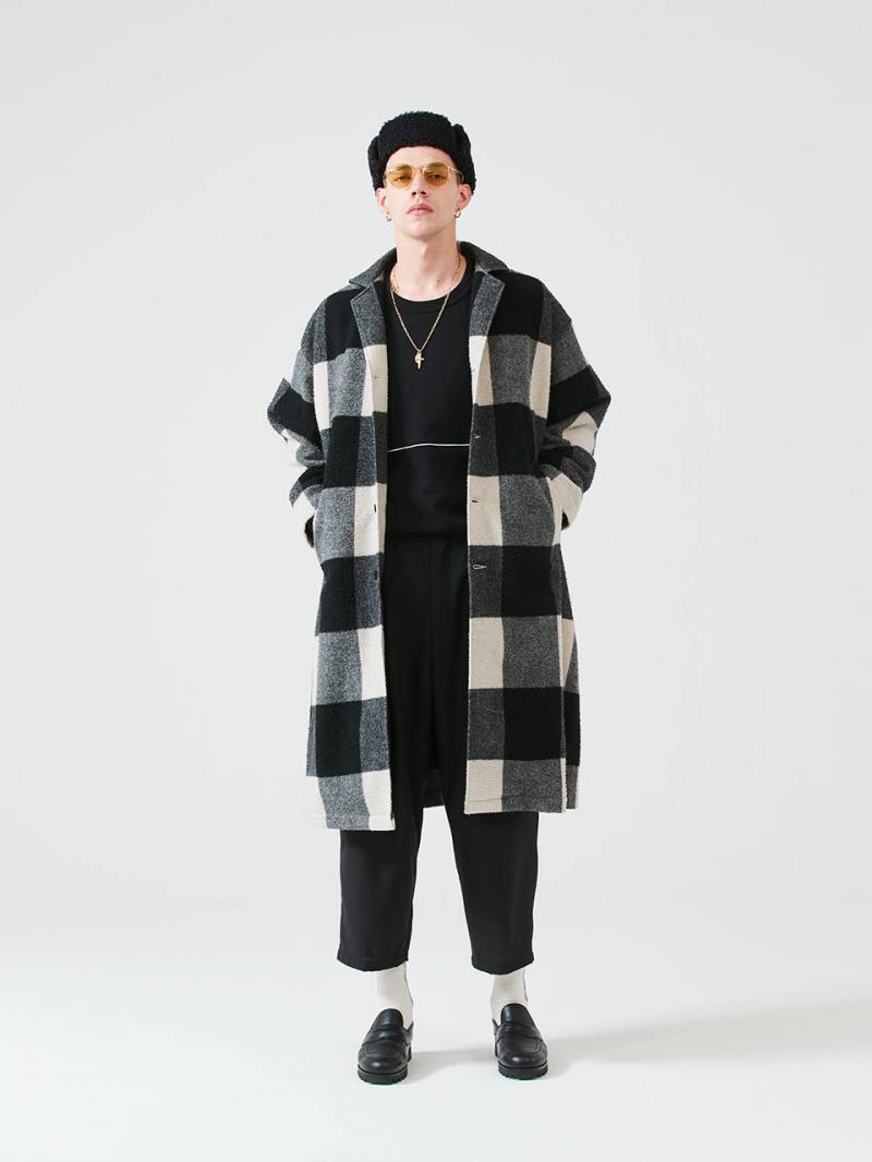 COOTIE / NAPPING BUFFALO CHECK SHOP COAT פޤ