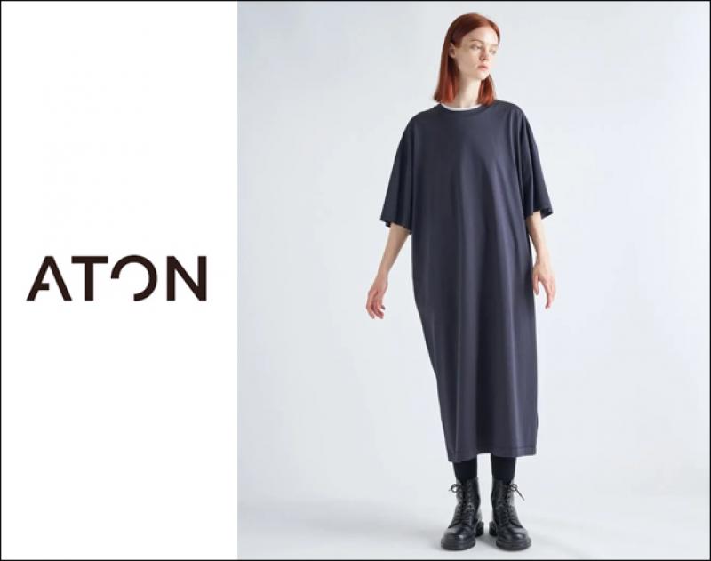 ​​ATON / ƥ SUVIN60/2 OVERSIZED DRESS