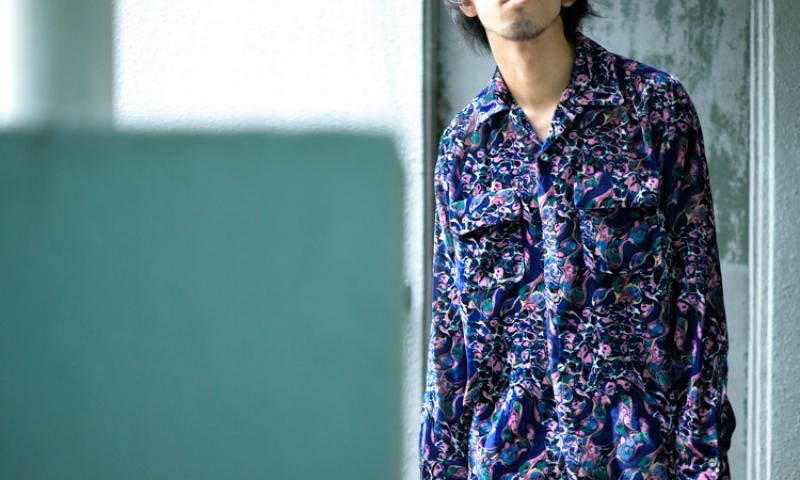 Needles:C.O.B. Classic Shirt – R/Pe Velvet / Pt.
