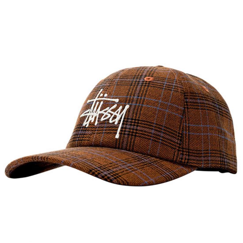 Stussy Big Logo Plaid Low Pro Cap