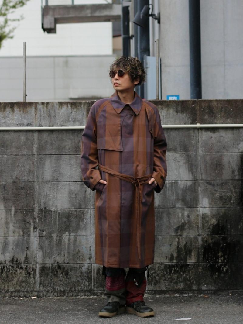 SUGARHILL(奬ҥ) PLAID BALMACAAN COAT 20AWCO03! 