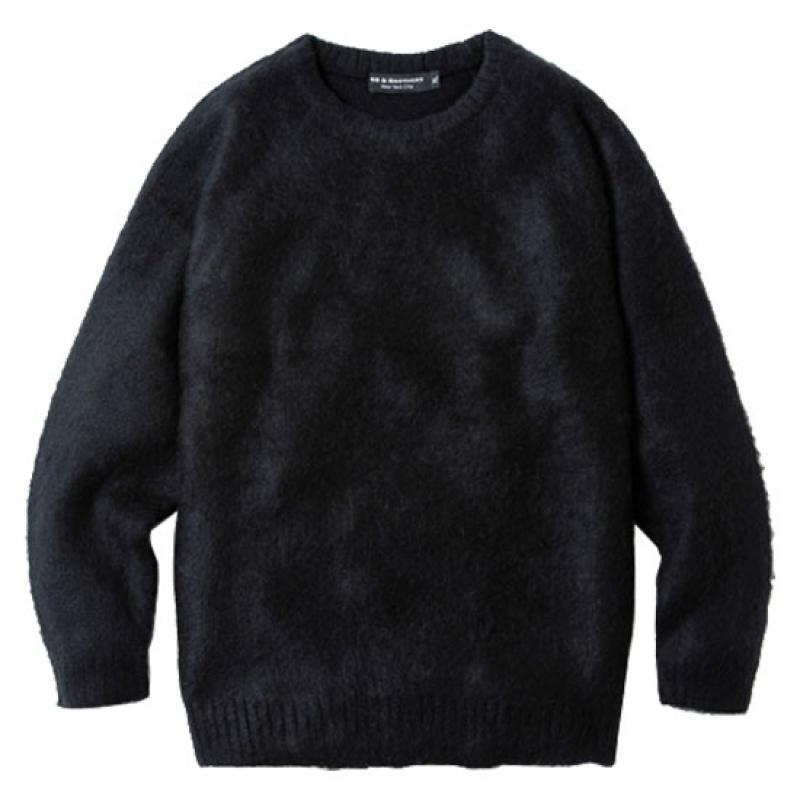 68&BROTHERS Mohair Crew Neck Sweater