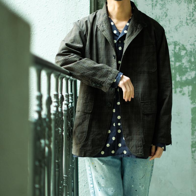 Engineered Garments:Loiter Jacket – Pintuck Small Plaid