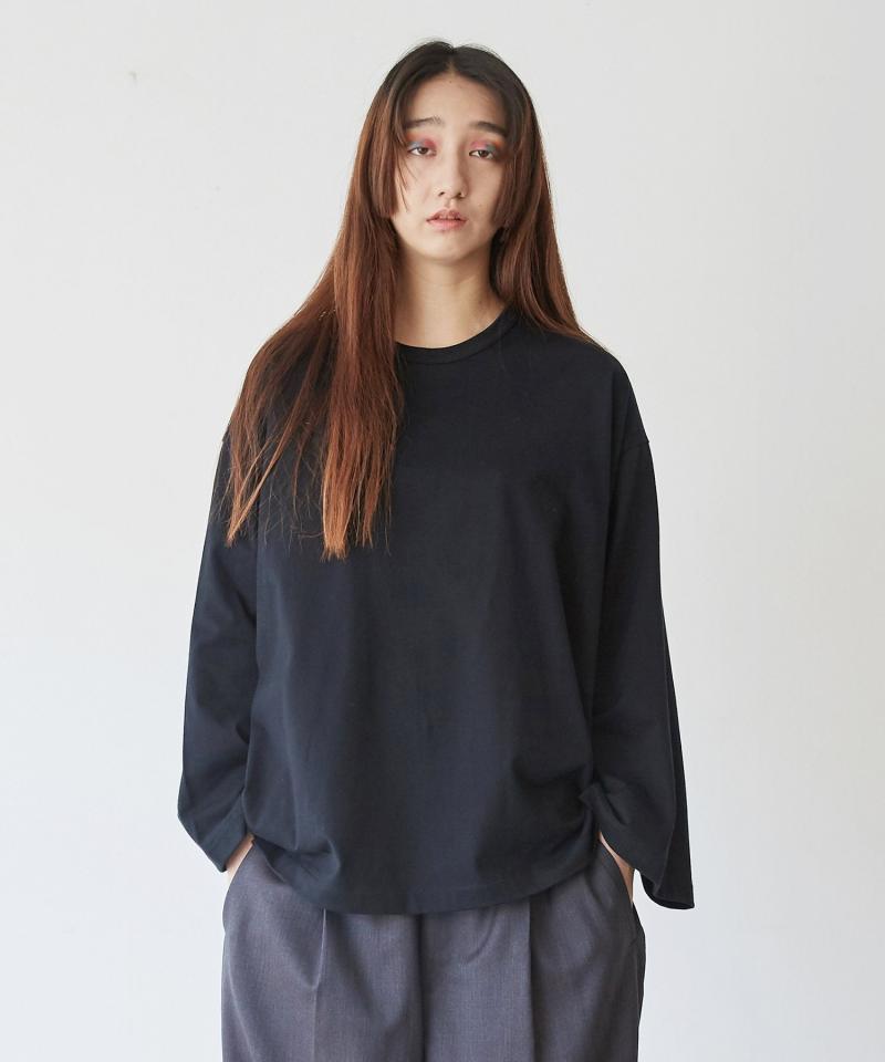 Dulcamara [ɥ륫ޥ] Asymmetry Long Sleeve T shirt <ȥ꡼󥰥꡼T> 2021SS D121-T846 2Ÿ https://raystore.jp/