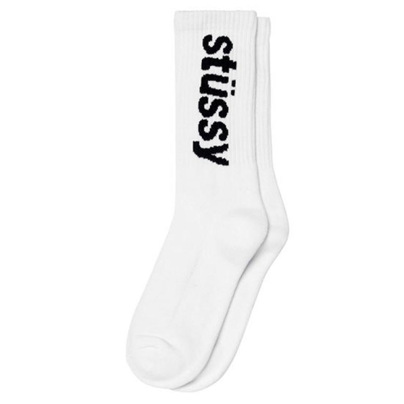 Stussy Helvetica Jacquard Crew Socks