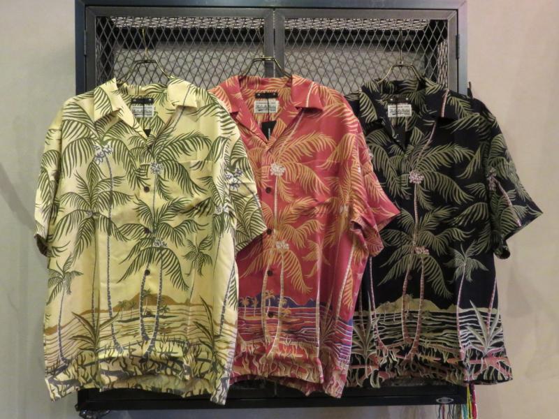 WACKOMARIA  MINEDENIM PALM TREE HAWAIIAN SHIRT2021AW߿!