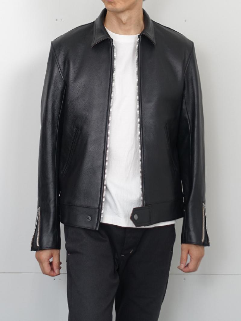 ADDICT CLOTHESSHEEPSKIN CENTER-ZIP JACKET