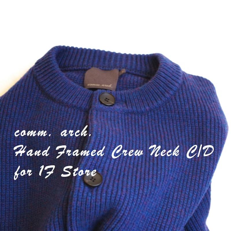 comm.arch. hand framed crew neck c/d for 1F Store