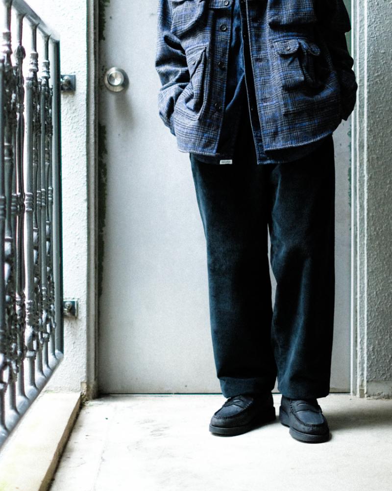 RICCARDO METHA:ONE TUCK WIDE TROUSERS