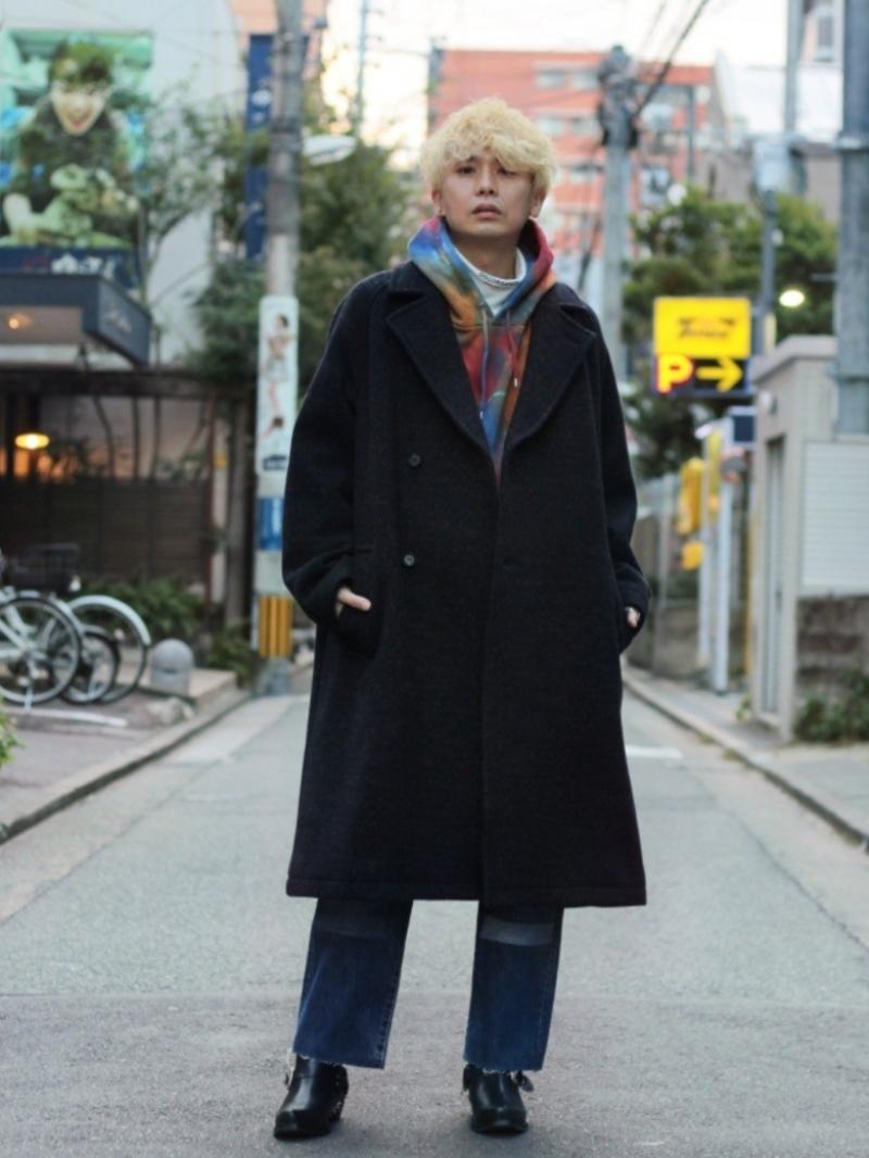 KIIT() SUPER 100'S DOUBLE FACE MELANGE MELTON BALCOLLAR COAT KIL-C97-101! ʡפޤ