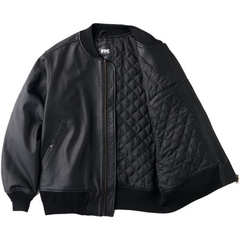 FTC LEATHER MA-1 JACKET