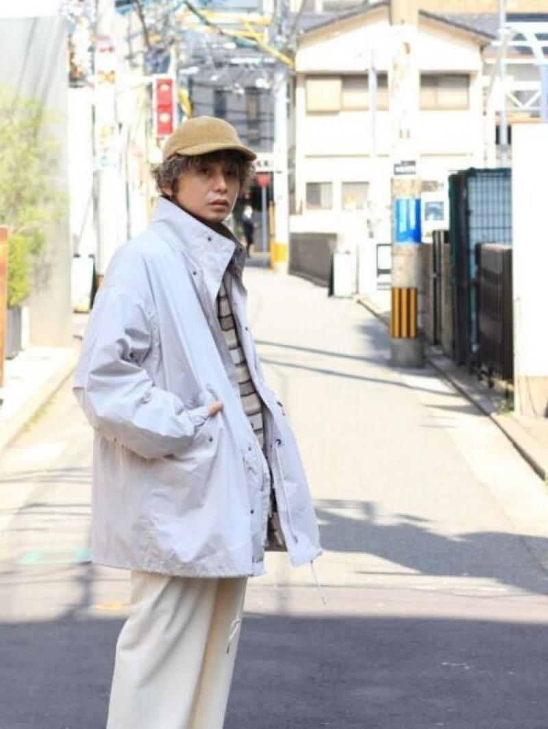 Ĥ鷺Ǥ!KIIT() WILD THINGS COLLABOLATION N/P/C WASHABLE TAFFETA SHORT MODS COAT KIL-C59-500(GRY) 