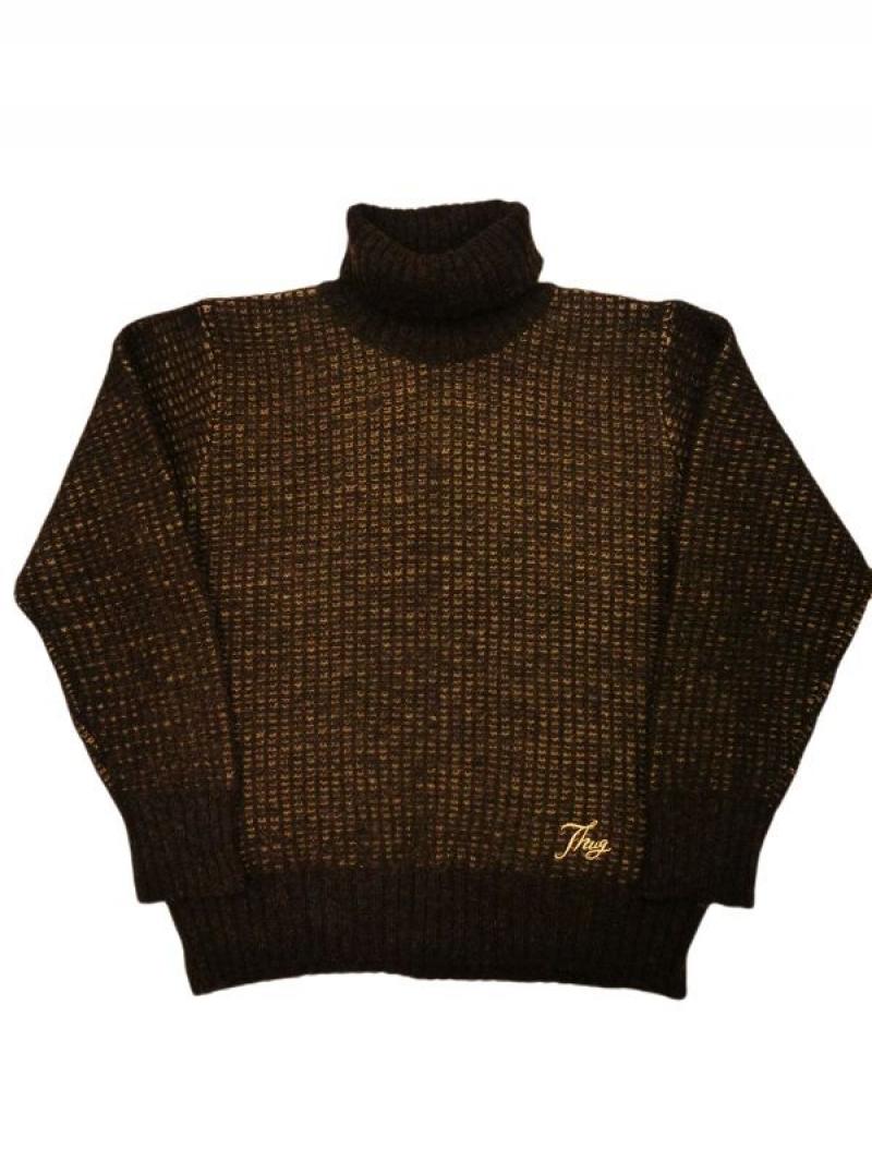 GANGSTERVILLE(󥰥)THUG-TURTLE NECK SWEATER